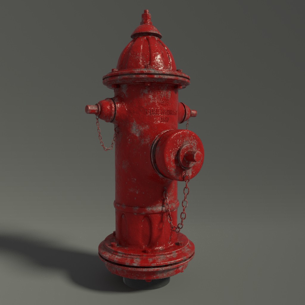 High Poly Hydrant preview image 1